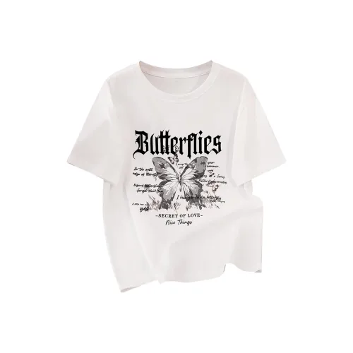 TOUCH Обычный T Рубашка Женская Белая