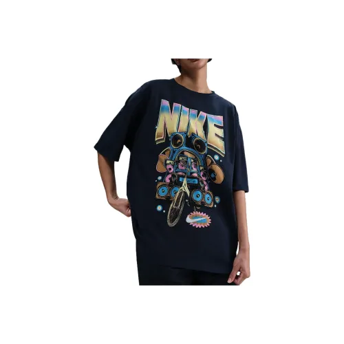 nike Sportswear Т-рубашка с оборванным рукавом женская черная