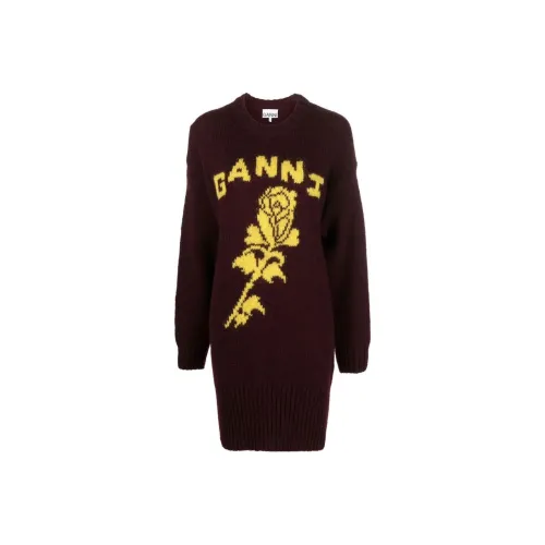 GANNI Красный Женские Свитеры