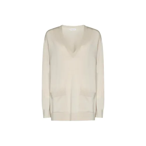 DRIES VAN NOTEN Экрю Женские Свитеры