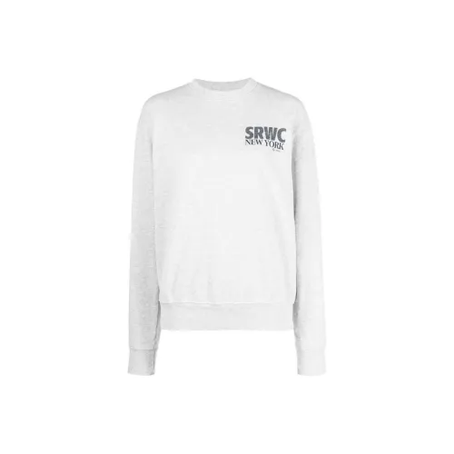 SPORTY & RICH Серые Женские Свитеры