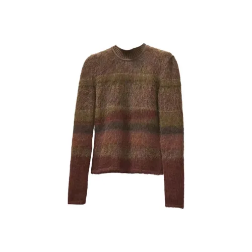 HERMES Коричневый Женские Свитеры