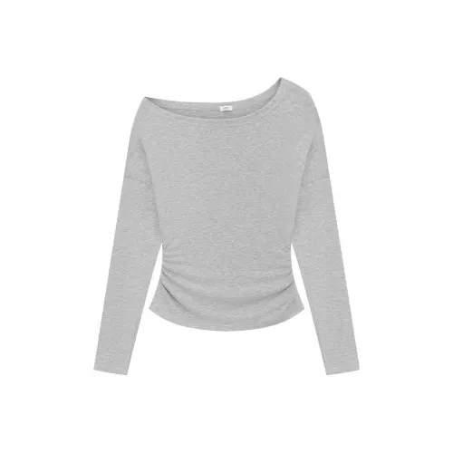 Shuhao Bai T-рубашка Женская Серого цвета