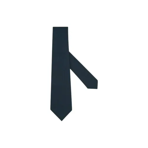 Zegna Кашемир Галстуки Унисекс Синий Зеленый