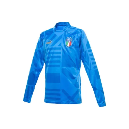 PUMA Синий Мужской Футбольный Джерси