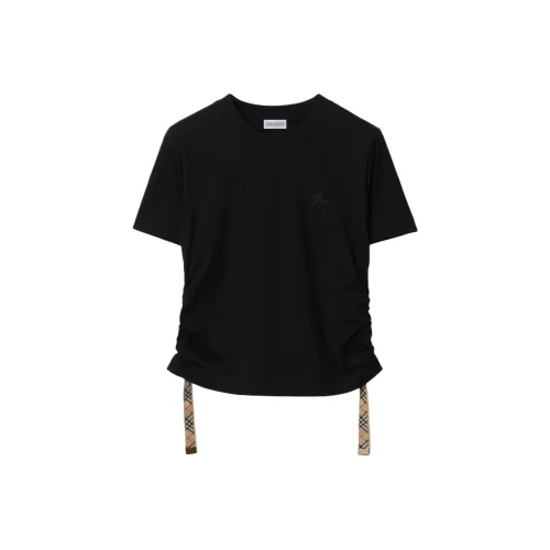Burberry SS25 Стандартная T-рубашка Женская Черная