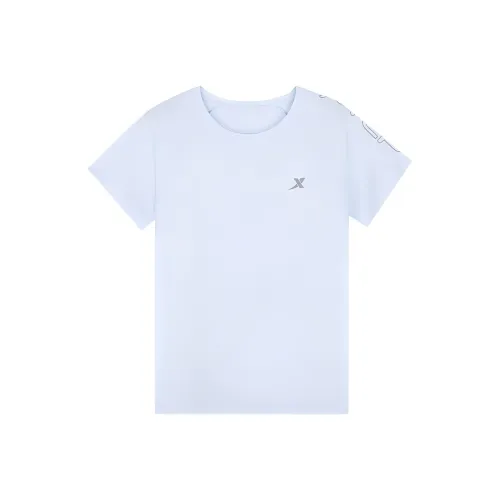 XTEP T-рубашка Женская Светло-голубая