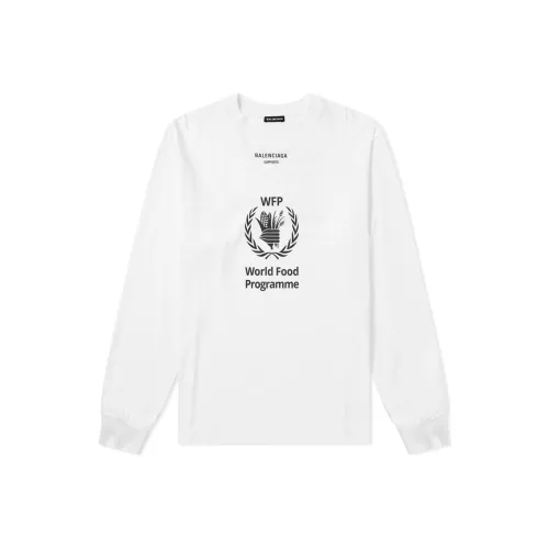 Balenciaga T-Shirt Regular Fit Женская Белая