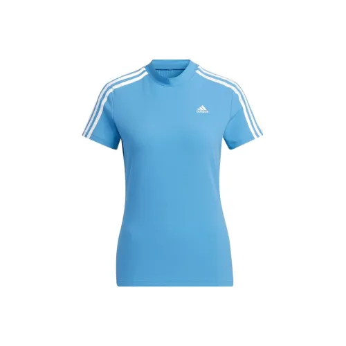 Adidas Синие Женские Футболки