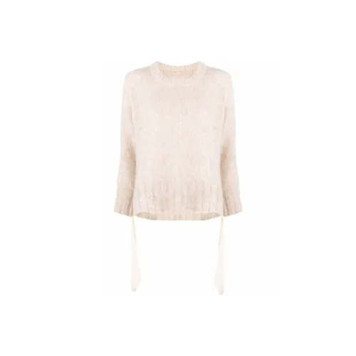 Maison Margiela FW21 Свободный крой Свитер Женский Белый