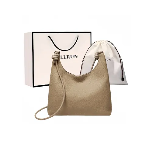 Bullrun Коровья кожа с синтетической кожей сумка на плечо женская слоновая серая