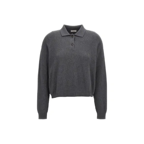 Brunello Cucinelli Серые Женские Свитеры