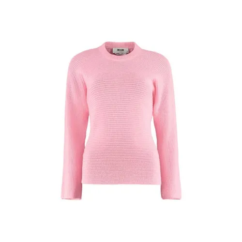 MSGM Розовые Женские Свитеры