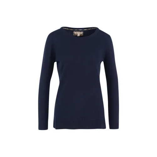 BARBOUR Pendle Вязаная модель JUMPER Свитер Женские Синий