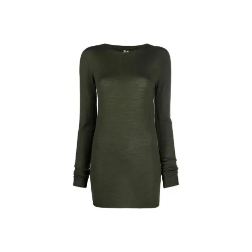 RICK OWENS Зеленые Женские Свитеры