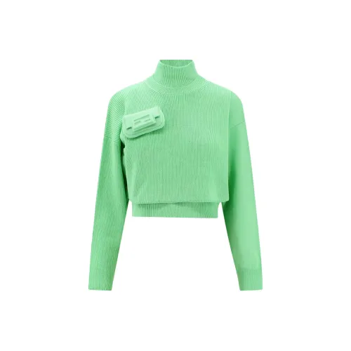 FENDI Зеленые Женские Свитера