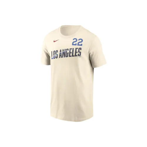 nike X MLB Co Бренд Clayton Kershaw Los Angeles Dodgers Городской Connect Fuse Футбол Джерси Мужской Морской Синий