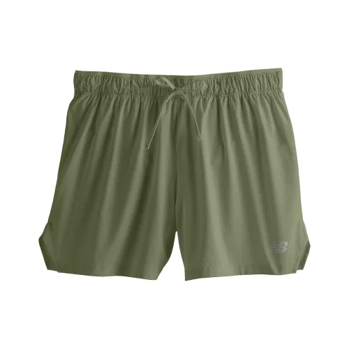 New Balance Повседневные шорты Мужские Зеленые