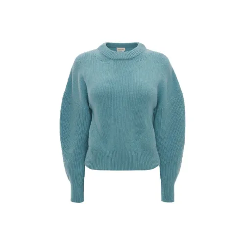 Alexander McQueen FW21 Свитер Женский Светло-Синий