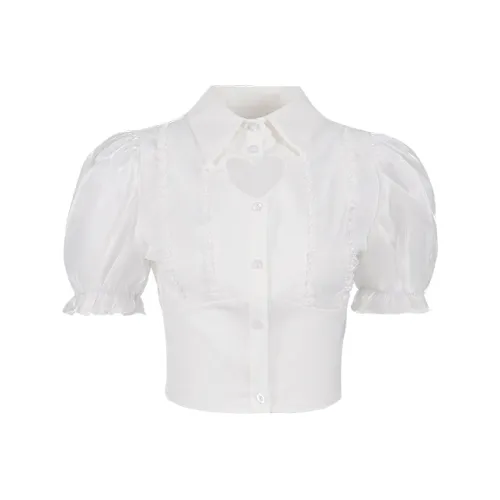 Ladiesfirst Белый Женские Короткие Топы