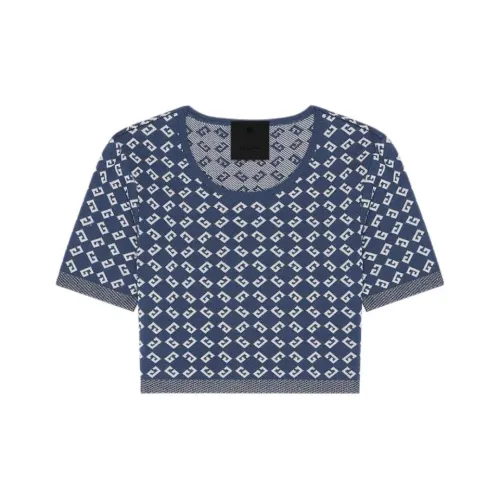 Givenchy Стандартная футболка женская синяя