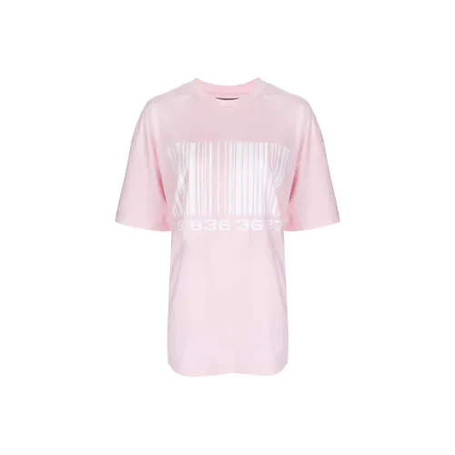 Vetements Розовые Женские Футболки