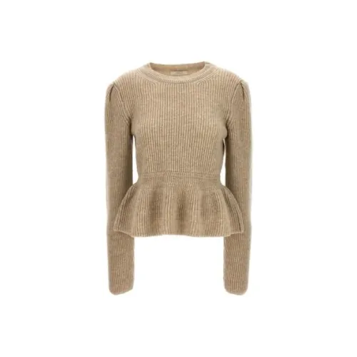 Lemaire Бежево-желтые Женские Свитеры