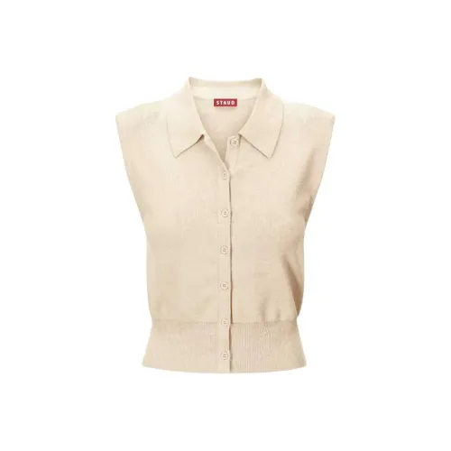 Staud SS24 Свитер Женские CAMEL