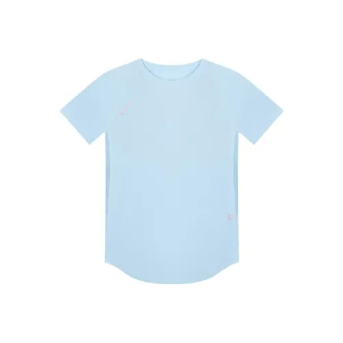 361° Теплый Синий Женские Футболки