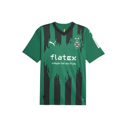 PUMA Borussia Mönchengladbach Away Jersey Мужской Футбол Джерси Пава Зеленый