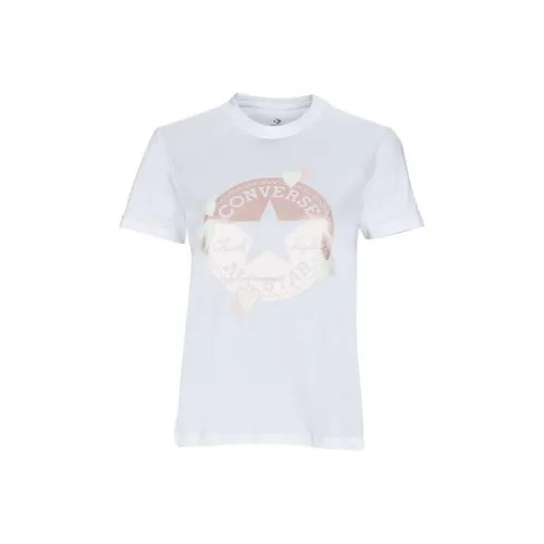 Конверс Heart All Star Белые Женские Футболки