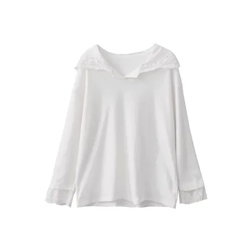 SISC Обычный T Рубашка Женская Белая