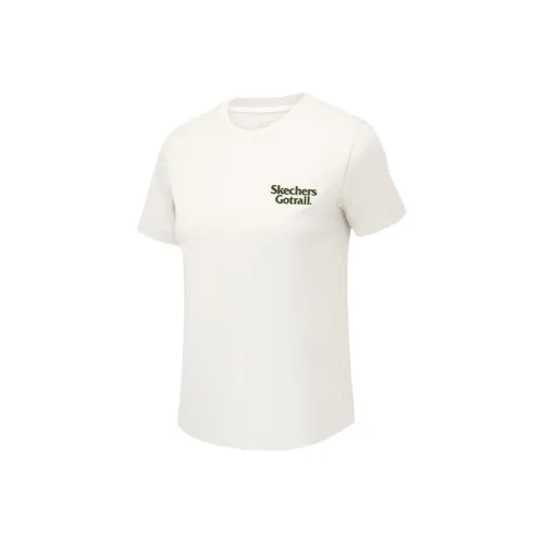 Skechers Mountain and Wild Outdoor Series T-Shirt Женская Зефирно-белый 0074