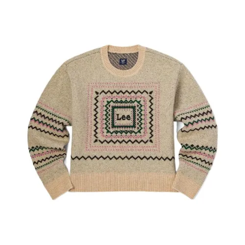 Lee Бежевые Женские Свитеры