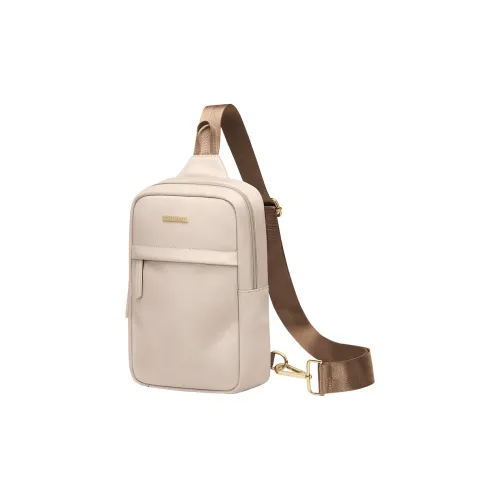 GOLF Ткань Sling Сумка Женская Абрикос Черный