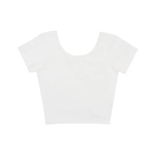 COTTON REPUBLIC Белый Женские Короткие Топы