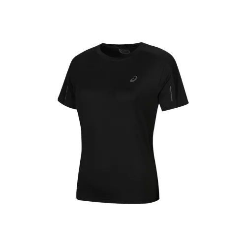 ASICS Стандартная футболка женская черная