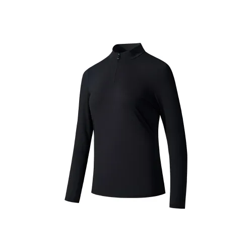 Anta Champion All Weather Series T-Shirt Женская базовая Черная