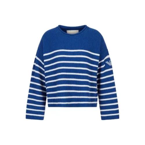EMPORIO ARMANI FW22 Свитер Женский Синий