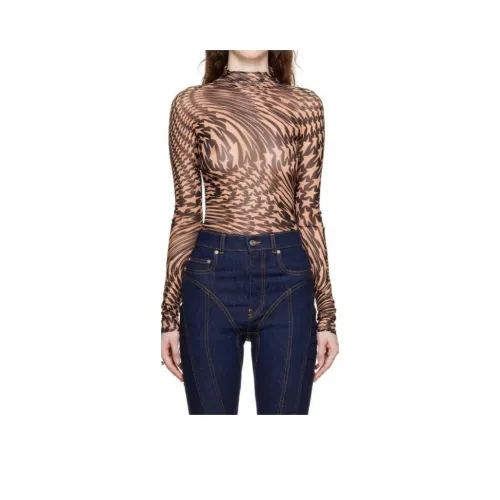 Mugler Бежевые Женские Рубашки T