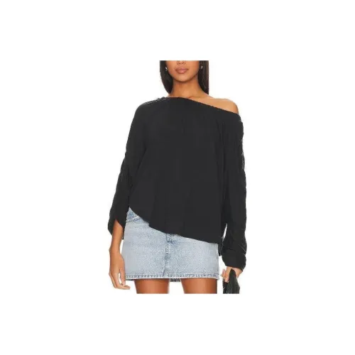 FREE PEOPLE T-рубашка женская черная