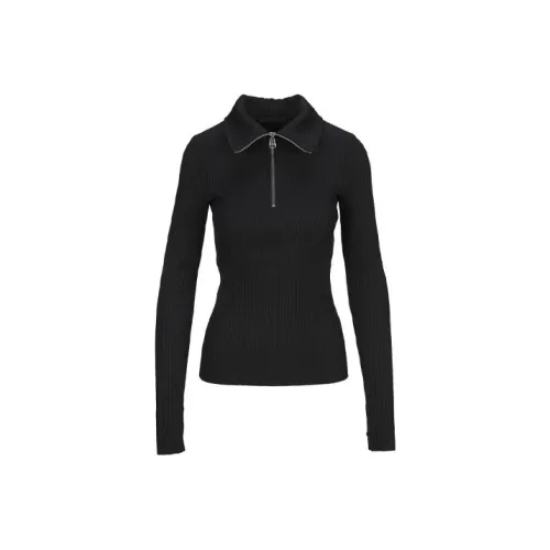 Helmut Lang FW21 Slim Fit Sweater Women's Black Helmut Lang FW21 Облегающий крой Свитер Женский Черный