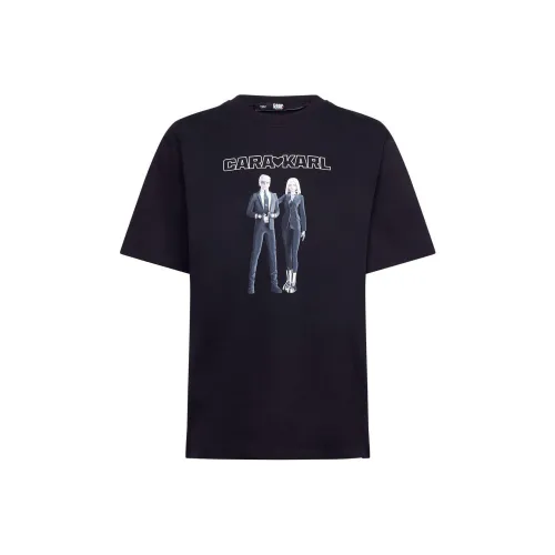 Karl Lagerfeld x Baccarat T Рубашка Женская Черная