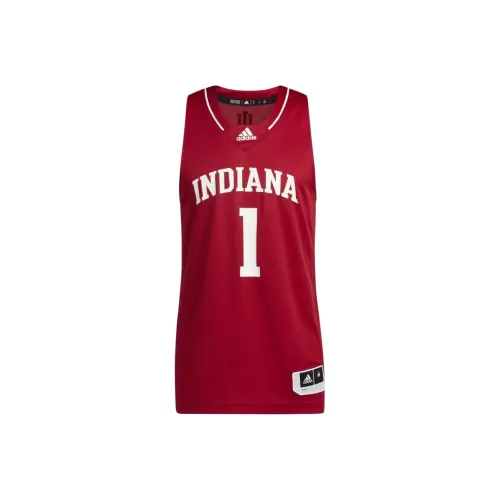 Adidas HOOSIERS NCAA Swingman Джерси Баскетбол Джерси Мужская Команда Победа Красный