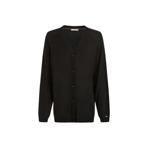 Tommy Hilfiger Lyocell Silk Blend Cardigan Sweater Women's Black Томми Хилфигер Лиоцелл Шелк Смесь Кардиган Свитер Женский Черный