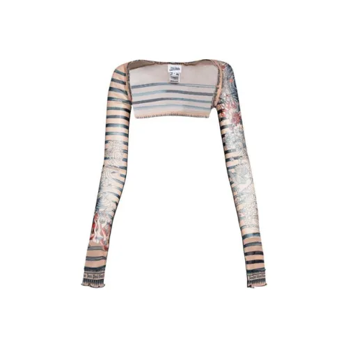 Jean Paul Gaultier CROP TOP Женские Бежевый
