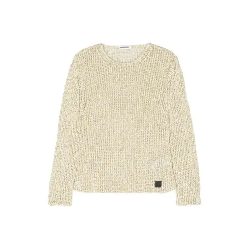 JIL SANDER Бежевые Женские Свитеры