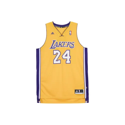 Adidas Баскетбольная Джерси Унисекс Желто-фиолетовая