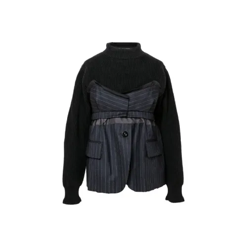 sacai Черный Женские Свитеры