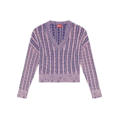 DIESEL Виноградный фиолетовый Женские Свитеры